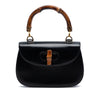 Gucci Small Calfskin Bamboo Top Handle Bag Secondhand