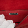 Miu Miu Goatskin Madras Miu Logo Crossbody Secondhand