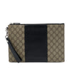 Gucci GG Supreme Wristlet Zip Pouch Secondhand