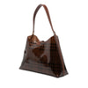 Burberry Haymarket Check PVC Shoulder Bag Secondhand