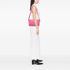 Fendi Medium Embossed Lycra Baguette Satchel Secondhand