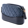 Secondhand Chanel Bicolor Aged Calfskin Gabrielle Double Zip Clutch with Chain