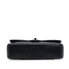 Secondhand Chanel Medium Classic Chevron Lambskin So Black Double Flap