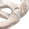 Chanel CC Brass Strass Twisted Brooch Secondhand