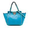Valentino Mini Leather Rockstud Trapeze Satchel Secondhand