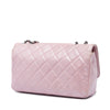 Chanel Medium Quilted Metallic Calfskin Coco Pleats Chain Flap Secondhand