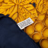 Chanel Golden Rope Tassel Grape Silk Scarf Secondhand