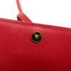 Prada Saffiano Lux Bow Wallet On Strap Secondhand