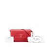 Prada Saffiano Lux Bow Wallet On Strap Secondhand
