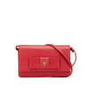 Prada Saffiano Lux Bow Wallet On Strap Secondhand
