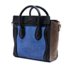 Secondhand Celine Nano Tricolor Nubuck and Calfskin Luggage Tote