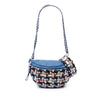 Chanel Tweed and Stitched Calfskin Convertible Waist Bag Secondhand
