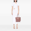 Miu Miu Leather Madras Floral Tote Secondhand