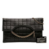 Chanel CC Chocolate Bar Lambskin Fold Down Envelope Shoulder Bag Secondhand