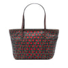 Fendi Small Perforated Zucca Spalmati Roll Tote Secondhand