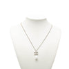 Chanel CC Brass Faux Pearl Pendant Necklace Secondhand