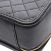Secondhand Chanel Large Caviar CC Filigree Vanity Case