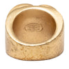 Chanel CC Gold Plated Band Ring Secondhand