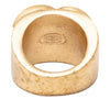 Chanel CC Gold Plated Band Ring Secondhand