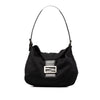 Fendi Neoprene Double Flap Shoulder Bag Secondhand