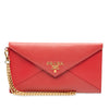 Prada Saffiano Envelope Chain Clutch Secondhand