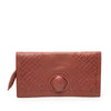 Bottega Veneta Nappa Embossed Intrecciato Turn Lock Clutch Secondhand
