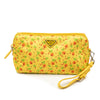 Secondhand Prada Tessuto Stampato Palm Cosmetic Pouch