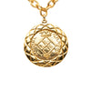 Secondhand Chanel Gold Plated Medallion Lion Crest Necklace