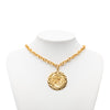 Secondhand Chanel Gold Plated Medallion Lion Crest Necklace