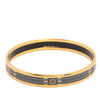 Secondhand Hermès Narrow Printed Enamel Bangle 65