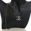 Chanel CC Brass Strass Pendant Necklace Secondhand