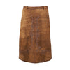 Secondhand Alm Sach Suede Leather Skirt - '00s