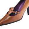Secondhand Miu Miu Brown Leather Mary Jane Pumps