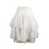 Secondhand Collection Privée Velvet and Lace Pleated Dress - '90s