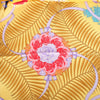 Secondhand Hermès Vintage “Fleurs De L’opéra” Yellow Silk Carré 90 Scarf By Julia Abadie