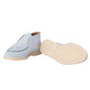 Secondhand Loro Piana Open Walk Suede Ankle Boots Light Blue - '20s
