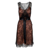 Secondhand Moschino Lace Dress with Pink Camisole - '10s