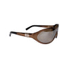Secondhand Gucci Metallic Shield Sunglasses - '90s