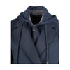 Secondhand Emporio Armani Trench Coat with Detachable Hoodie - '10s