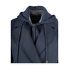 Secondhand Emporio Armani Trench Coat with Detachable Hoodie - '10s