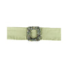 Secondhand Collection Privée Green Stone Suede Belt - '00s