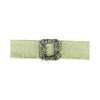 Secondhand Collection Privée Green Stone Suede Belt - '00s