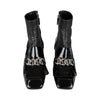 Secondhand Prada Patent Leather Ankle Boots - '10s