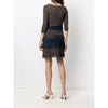 Secondhand Chanel Brown and Blue Dress - 2000s