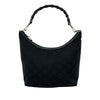 Secondhand Gucci GG Nylon Bamboo Shoulder Bag