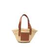 LOEWE Small Raffia Anagram Basket Tote Secondhand
