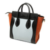 Celine Nano Tricolor Nubuck and Drummed Calfskin Luggage Tote Secondhand