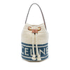 Celine Teen Plein Soleil Canvas Drawstring Bucket Bag Secondhand