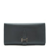 Secondhand Hermes Bearn 2 Plis Epsom Palladium Bifold Long Wallet