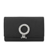 Bvlgari Grained Calfskin Logo Clip Key Case Secondhand